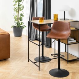 Rackhams I_Oregon Bar Stool in Brown - 1 - thumbnail 4