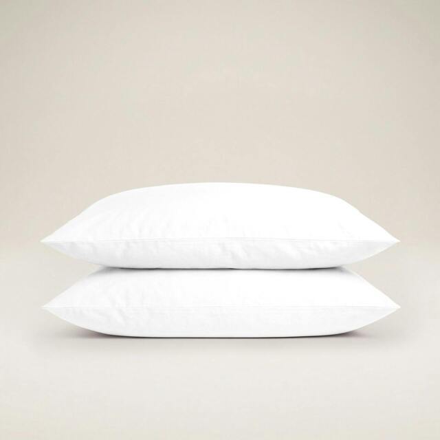 Rackhams Percale Pillowcase Pair - White - King 50x90 cm - image 1