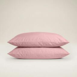 Rackhams Percale Pillowcase Pair - White - King 50x90 cm - thumbnail 3