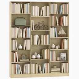 Rackhams Bookcase Freestanding Open Storage Shelf with 17 Compartments - 23.6 - thumbnail 2
