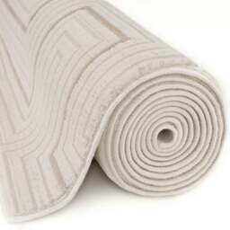 Rackhams Carmel Cream-Beige Geometric Rug - 6040 - 120X170 cm - thumbnail 5