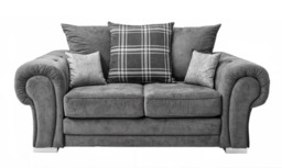 Rackhams Verona Scatter Back Living Room Furniture Range - Grey Kensington - Swivel Chair - thumbnail 4
