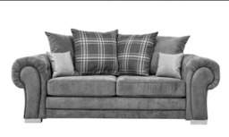 Rackhams Verona Scatter Back Living Room Furniture Range - Grey Kensington - Swivel Chair - thumbnail 3