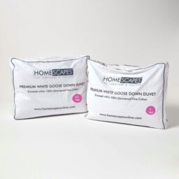 Rackhams Goose Down 13.5 Tog All Season Duvet Set - King - thumbnail 1