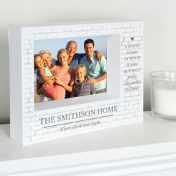 Rackhams Personalised Family 5x7 Landscape Box Photo Frame - thumbnail 4