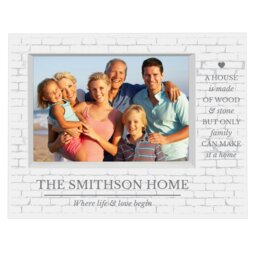 Rackhams Personalised Family 5x7 Landscape Box Photo Frame - thumbnail 1