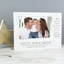 Rackhams Personalised Family 5x7 Landscape Box Photo Frame - thumbnail 2