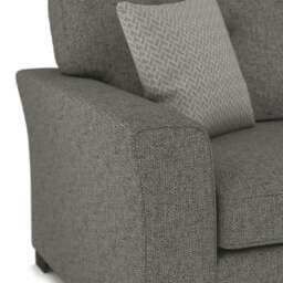 Rackhams Hartley Fullback Tufted 3 Piece Sofa Suite - Grey - thumbnail 6