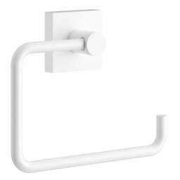 Rackhams Matt White Toilet Roll Holder