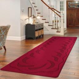 Rackhams Ovalack Gel Mat - Red - 40cm x 60cm (1.3ft x 1.95ft) - thumbnail 1