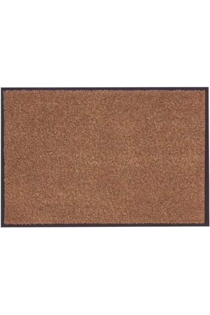 Rackhams Washable Mat With Border Caramel - 133 - 50X80 cm - image 1