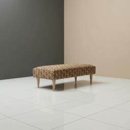 Rackhams Modern Rectangular Non-Storage Ottoman Seating Stool for UK Homes - 24 x 24 Inches (61 x 61cm) - thumbnail 5