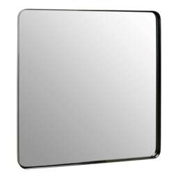 Rackhams Candi Matt Black Square Wall Mirror - thumbnail 3