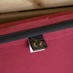 Rackhams 99 x 41cm Cushion Base for 2 Seater Wooden Garden Bench in Burgundy - thumbnail 6