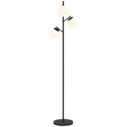 Rackhams Modern Tree Floor Lamp with 3 Light, for Living Room Bedroom, Black - Black - thumbnail 2