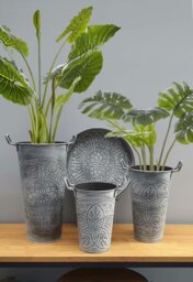 Rackhams Stone Collection Vase - 30 cm (H) x 29 cm (W) x 22 cm (D) - thumbnail 2