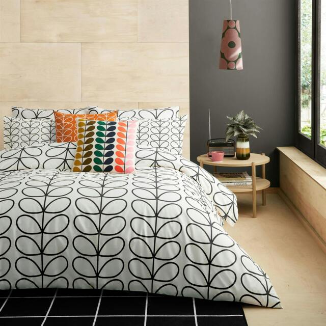 Rackhams Linear Stem CHARCOAL Duvet Cover Set - King