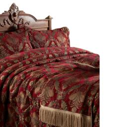 Rackhams Shiraz Pillow Sham - Burgundy - Singles - Burgundy - 100% Polyester
