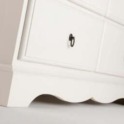 Rackhams Romance Large 3 Over 4 Chest of Drawers, Assembled Wide Bedroom Storage - Oatmeal (Cream tone) - thumbnail 5