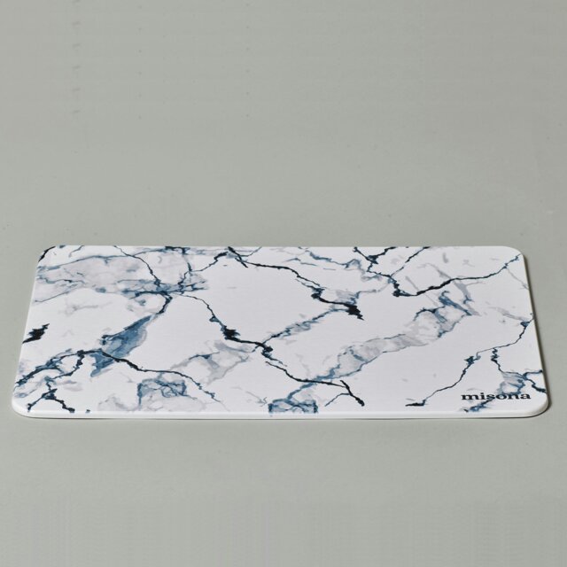 Rackhams Diatomite Stone Bath Mat - Marble