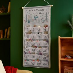 Rackhams Personalised Polar Bear Advent Calendar - Grey - thumbnail 5
