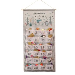 Rackhams Personalised Polar Bear Advent Calendar - Grey - thumbnail 6