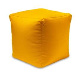 Rackhams Waterproof Cube Indoor Outdoor Bean Bag Foot Stool Pouffe - Red - thumbnail 6