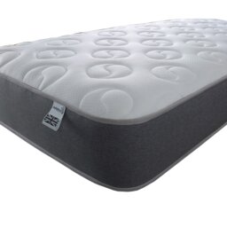 Rackhams Ying & Yang Hybrid Mattress - 20cm Deep, Premium Sprung & Memory Foam Support - Grey - 1 - 4ft Small Double Mattress (120cm x 190cm) - thumbnail 2