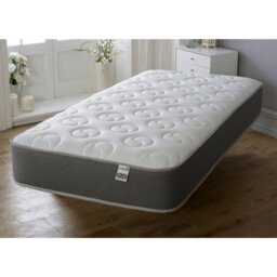 Rackhams Ying & Yang Hybrid Mattress - 20cm Deep, Premium Sprung & Memory Foam Support - Grey - 1 - 4ft Small Double Mattress (120cm x 190cm) - thumbnail 3