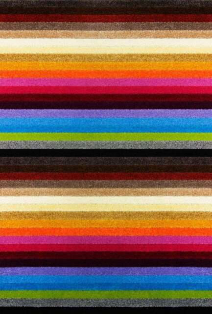 Rackhams Alya Striped Multicolour Rugs - 117M - 140X200 cm - image 1