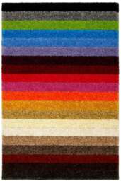 Rackhams Alya Striped Multicolour Rugs - 117M - 140X200 cm - thumbnail 4
