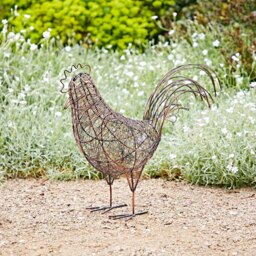 Rackhams Metal Hen Garden Decoration - Metal - thumbnail 3