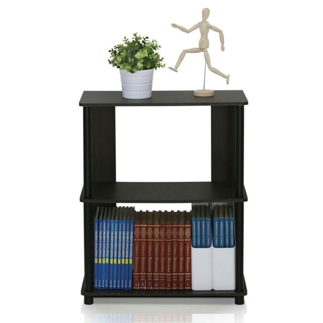 Rackhams JAYA Simple Design Bookcase, Walnut - Stylish Wall Art for Modern Homes - image 1