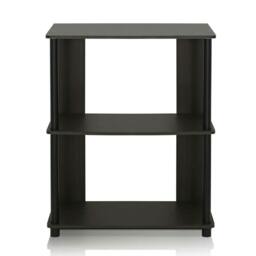 Rackhams JAYA Simple Design Bookcase, Walnut - Stylish Wall Art for Modern Homes - thumbnail 4
