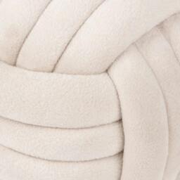 Rackhams Velvet Knotted Door Stopper - Natural - Natural - thumbnail 3