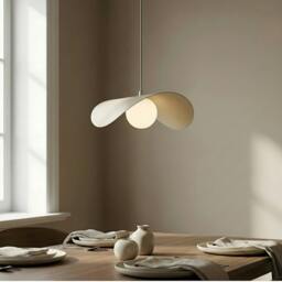 Rackhams RITUAL Med Pendant Lamp 1 x G9 Beige - thumbnail 4
