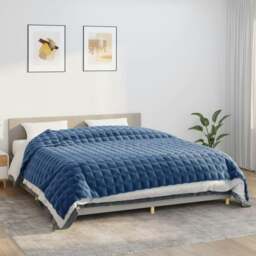 Rackhams Weighted Blanket Blue 220x260 cm 11 kg Fabric - thumbnail 1