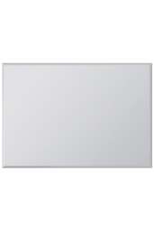 Rackhams FRAMELESS ALL GLASS Single Bevelled Venetian Wall Mirror - 90cm x 60cm - Clear - thumbnail 3