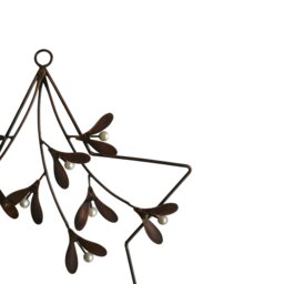 Rackhams Star Mistletoe Wreath - Galvanised - thumbnail 5