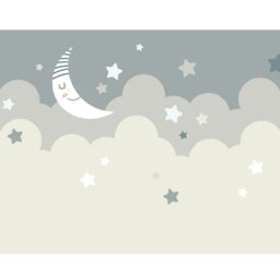 Rackhams Nighttime Children's Sky Wall Mural - Large - W350cm x H280cm - thumbnail 2
