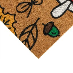 Rackhams Latex Backed Coir Entrance Doormat 45x75cm - Autumn - thumbnail 3