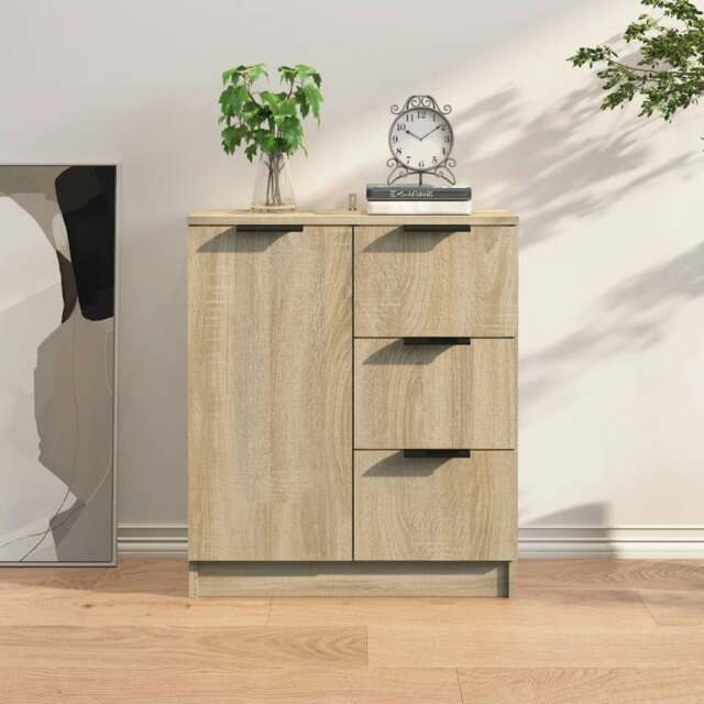 Rackhams Sideboard Sonoma Oak Engineered Wood - Brown - Engineered wood