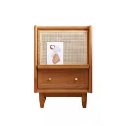 Rackhams Radiogram Bedside Table, Walnut - thumbnail 3