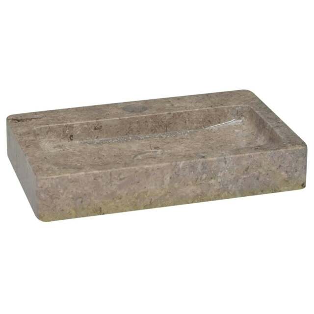 Rackhams Sink Grey 38x24x6.5 cm Marble
