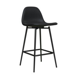 Rackhams Calvin Counter Stool in Velvet Green - Green - thumbnail 3