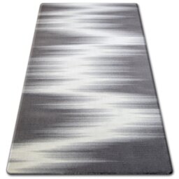 Rackhams Andere Rectangular Rug - Grey Abstract Blurred Stripe - 80cm x 150cm - thumbnail 2