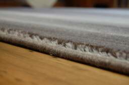 Rackhams Andere Rectangular Rug - Grey Abstract Blurred Stripe - 80cm x 150cm - thumbnail 4