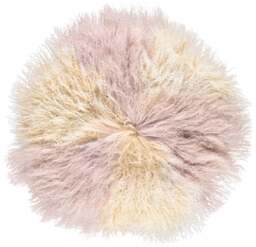 Rackhams Curly Cake Cushion - 45 cm - 62 cm - 38 cm - Arctic Sunrise/Dove - D62 cm - thumbnail 3