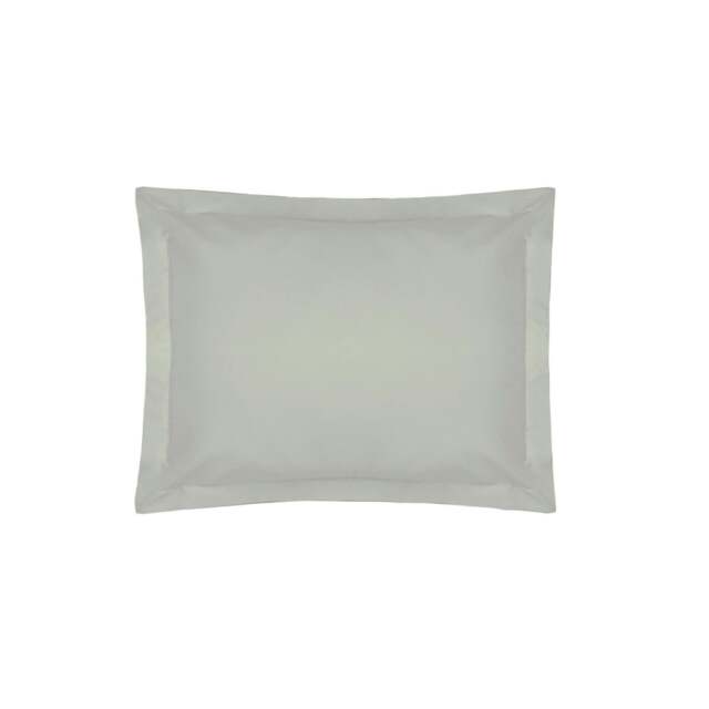 Rackhams 200 Thread Count Egyptian Cotton Oxford Pillowcase - Platinum - One Size - Platinum - 100% Egyptian Cotton - image 1