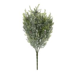 Rackhams Pine Spray Artificial Plant - White/Green - One Size - White/Green - 100% Mixed